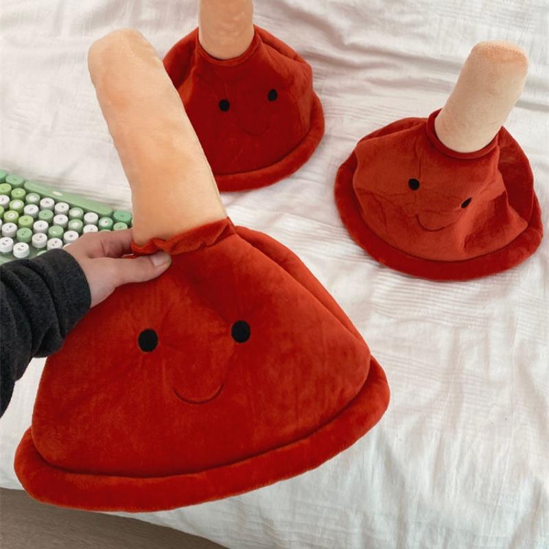Funny Toilet Plunger Hat Mischief Cartoon Headgear Plumber Party Hats Cosplay Costume Props Party Supplies Festive Accessories