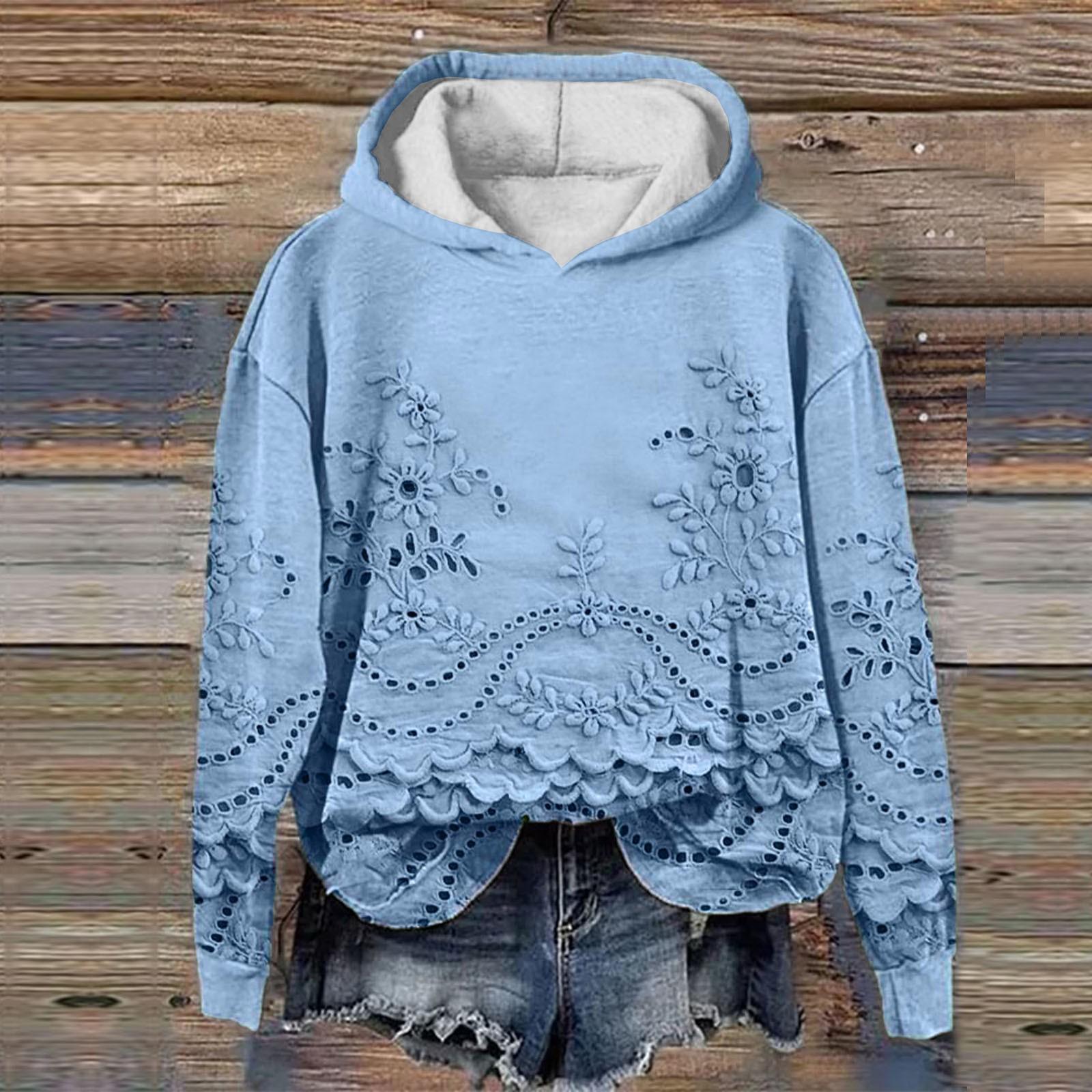 

Женская модная повседневная толстовка с длинными рукавами и капюшоном с принтом, свободная толстовка с длинными рукавами S