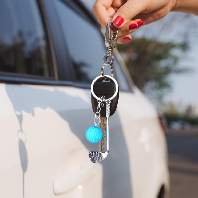 Backpack Keyring Ornament Golf Ball Key Chain Pendant Keychain Decorative Accessories Car Key Pendant Gift for Friend