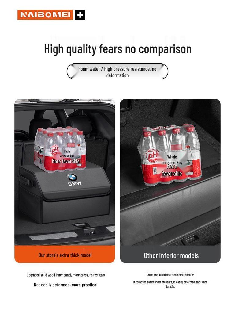 BMW Kofferraum-Aufbewahrungsbox für 3er, 5er, 1er, 6er, 7er Serie & X1, X3, X4, X5, X6