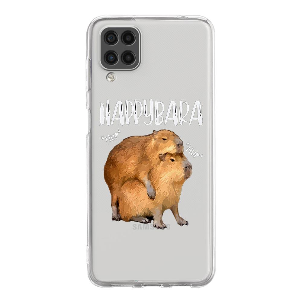 Cute Cartoon Capybara For Samsung Galaxy A51 Clear Phone Case A71 A21S A12 A11 A31 A52 A41 A32 A23 A33 A53 A73 A03S A13 5G Cover