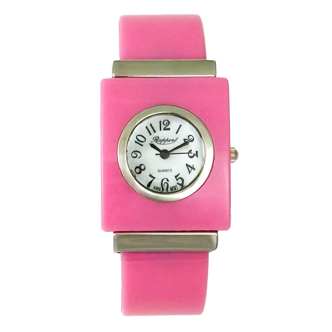 

Takeuchi Shoji Rapport Plastic Bangle Watch 170229 Pink Women s розовый