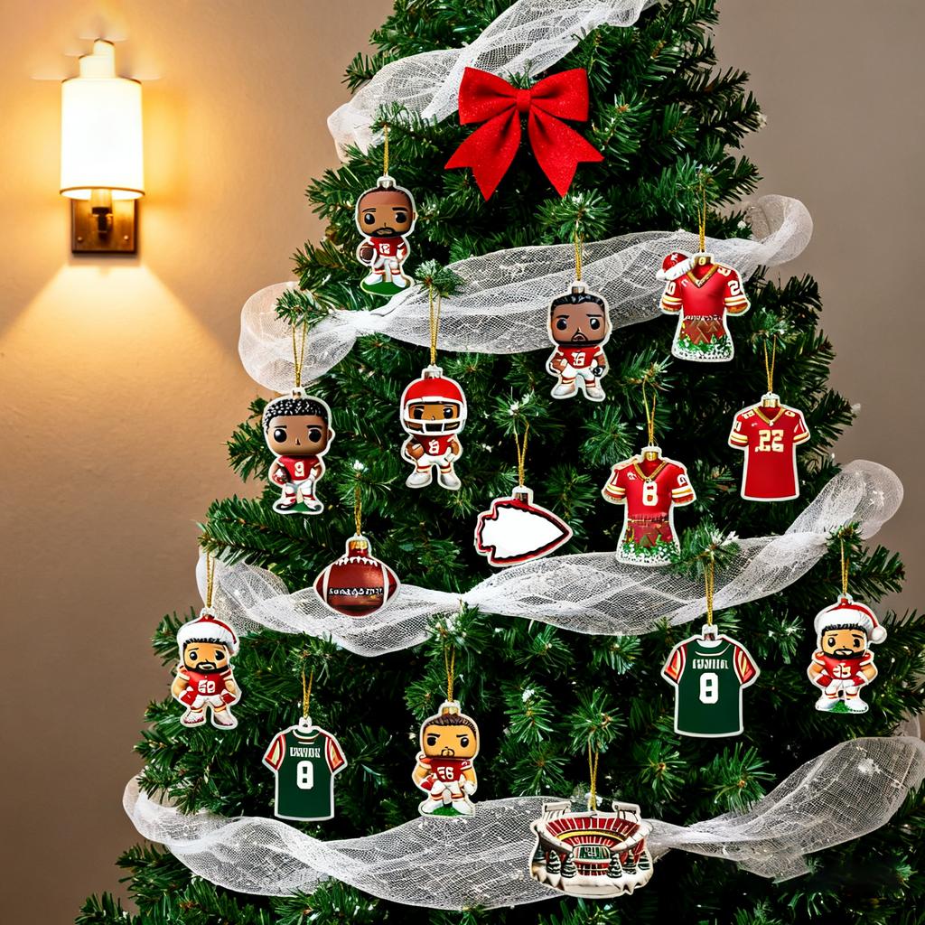 2D Flat Acrylic Mystery Box 24pcs Pendant With Airplane Box Funny Christmas Countdown Calendar