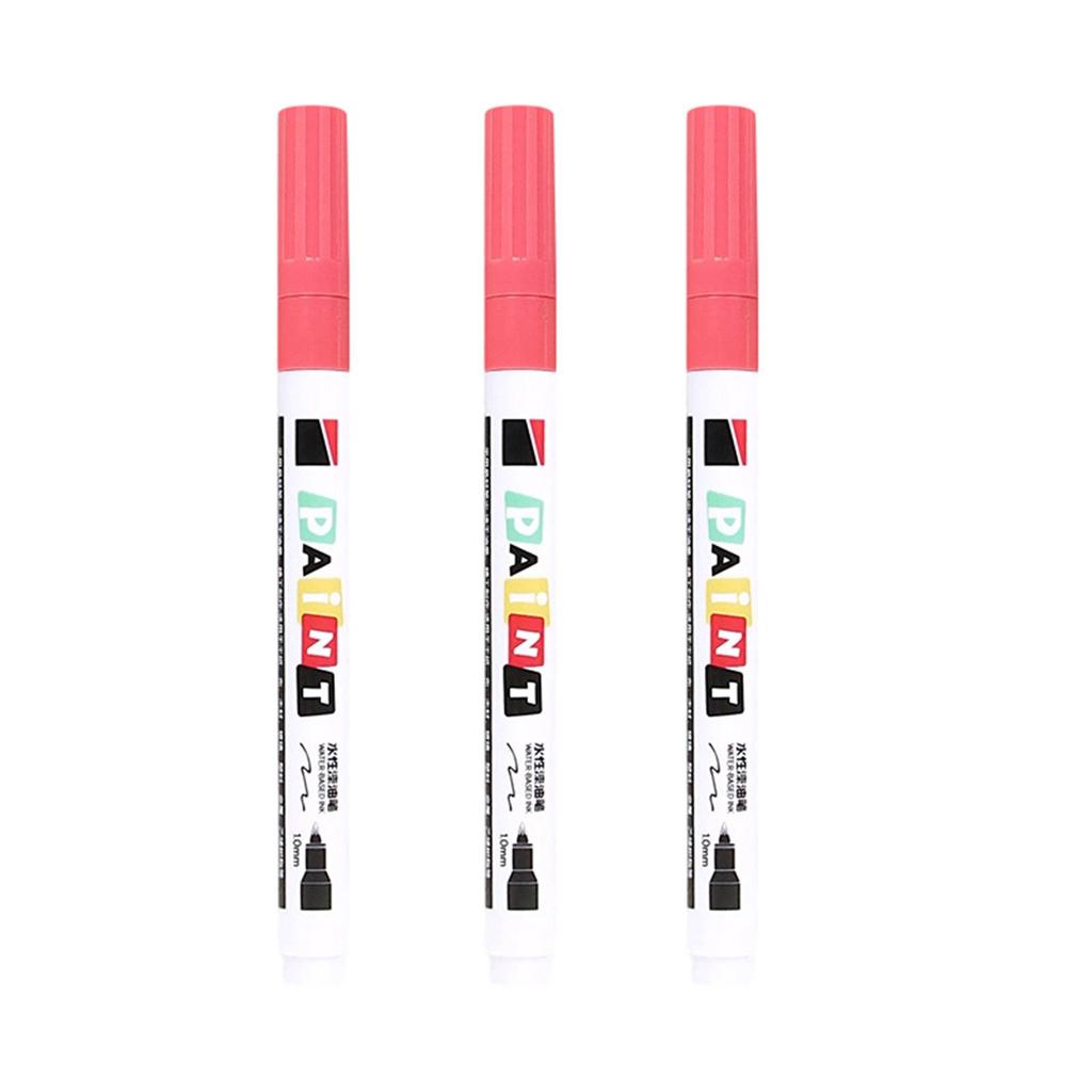 3Pcs Monument Paint Pen Sunproof Waterproof Stone Marker Pen For Writing Coloring On Tombstones Gravestone Restoration
