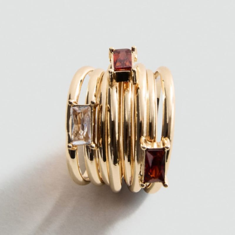 Mango MANGO WOMAN Ring LOTTO Gold 17094120