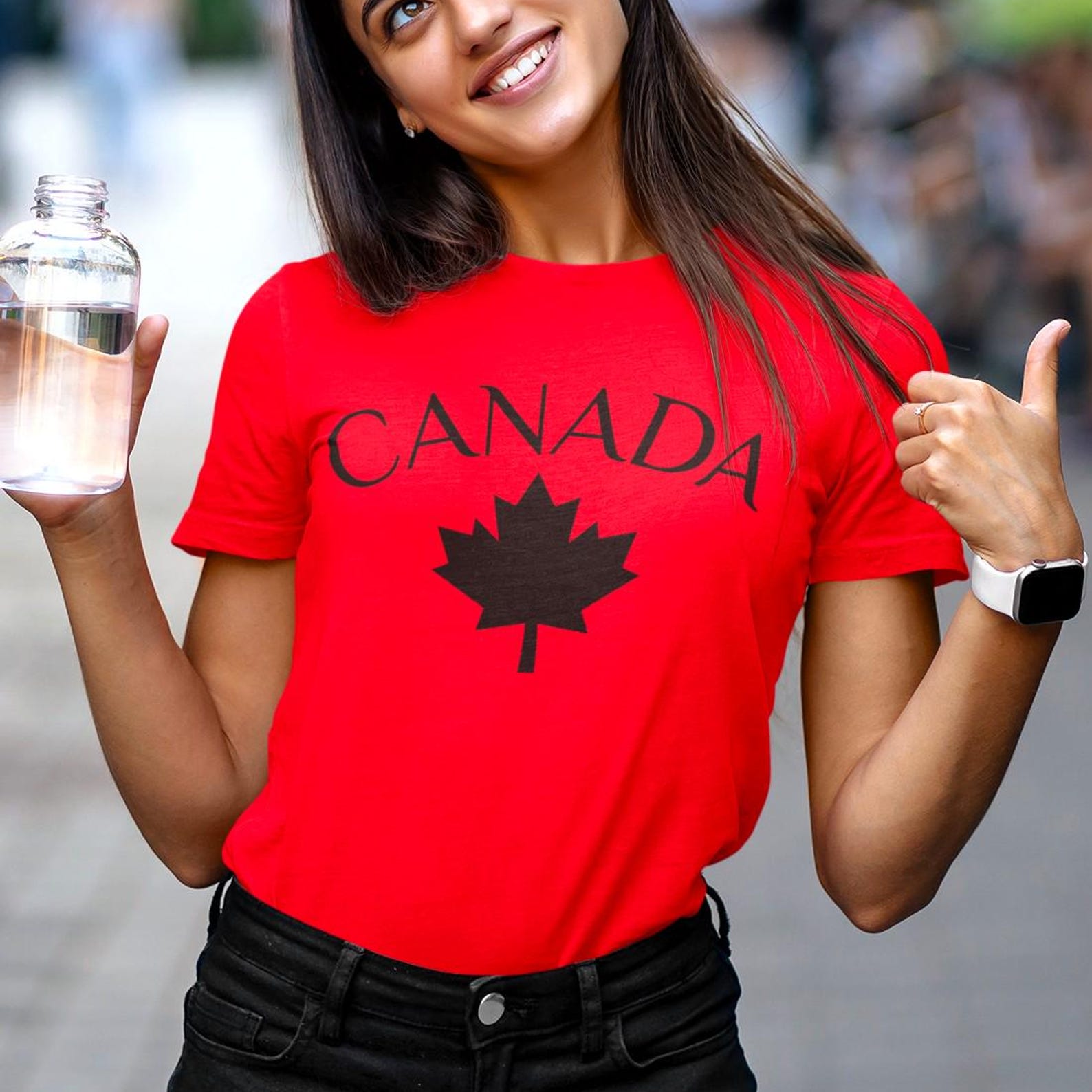 Kids Canada Day Heavy Cotton Tee, Maple Leaf Pride Shirt 2XL