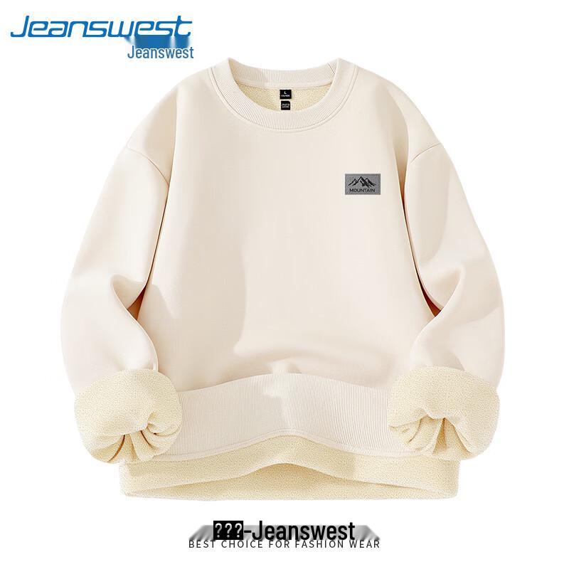 Jeanswest Men's Winter Warm Couple's Round Neck Sweatshirt