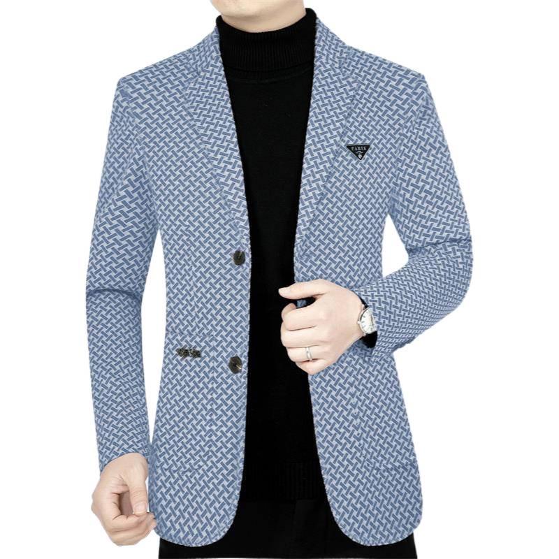 2025 Men's Classic British-Style Autumn Suit Jacket