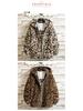 Retro Leopard Print Cotton Jacket with Hood - Hip Hop Style, Loose Fit, Plus Velvet, Thickened for Autumn & Winter