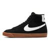 Nike Tênis Feminino Blazer Mid 77 Preto Branco Goma Sapatos de Skate DB5461-001