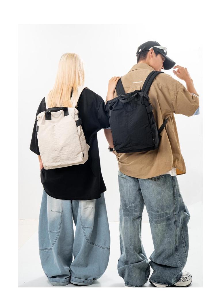 Mochila Grande para Portátil Estilo Japonés para Estudiantes, Viajes y Deportes al Aire Libre