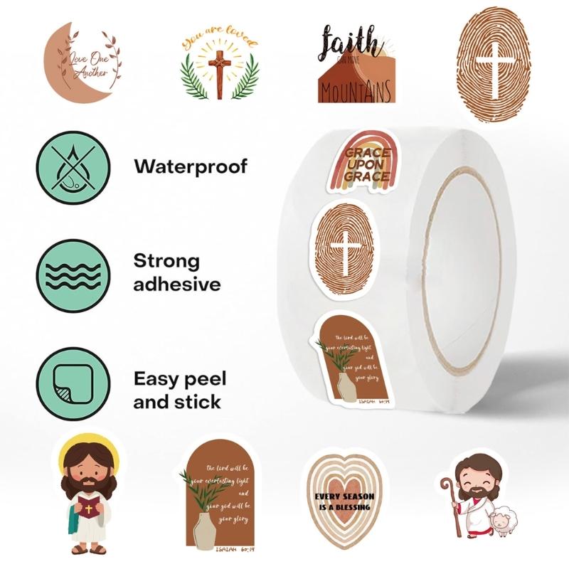 Adhesive Sticker Religion Character Sticker Decal Laptop Sticker Asthetic Decal Scrapbooking Sticker Gift Box Sticker