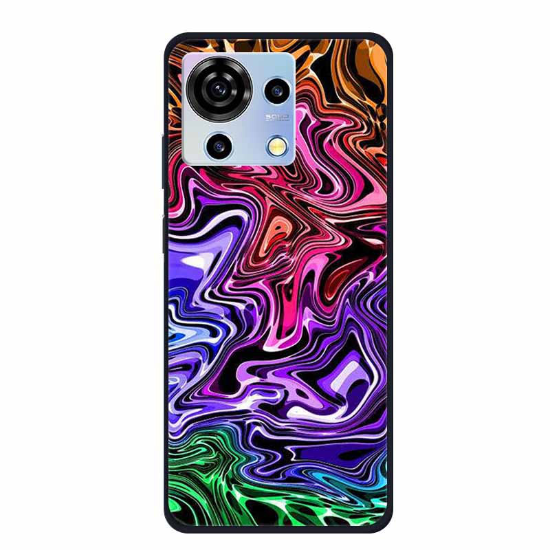Phone Case For ZTE Blade V50 Vita Marble TPU Soft Silicone Cover for ZTE BladeV50 Vita V50Vita Cases Mica Painted Colorful Para