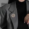 Vintage Style Brooch Retro Pin Hollow Flower Design Lapel Pin