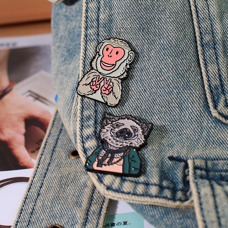 Homemade black myth Wukong peripheral eight rings pin badge brooch pendant magnetic refrigerator sticker gift