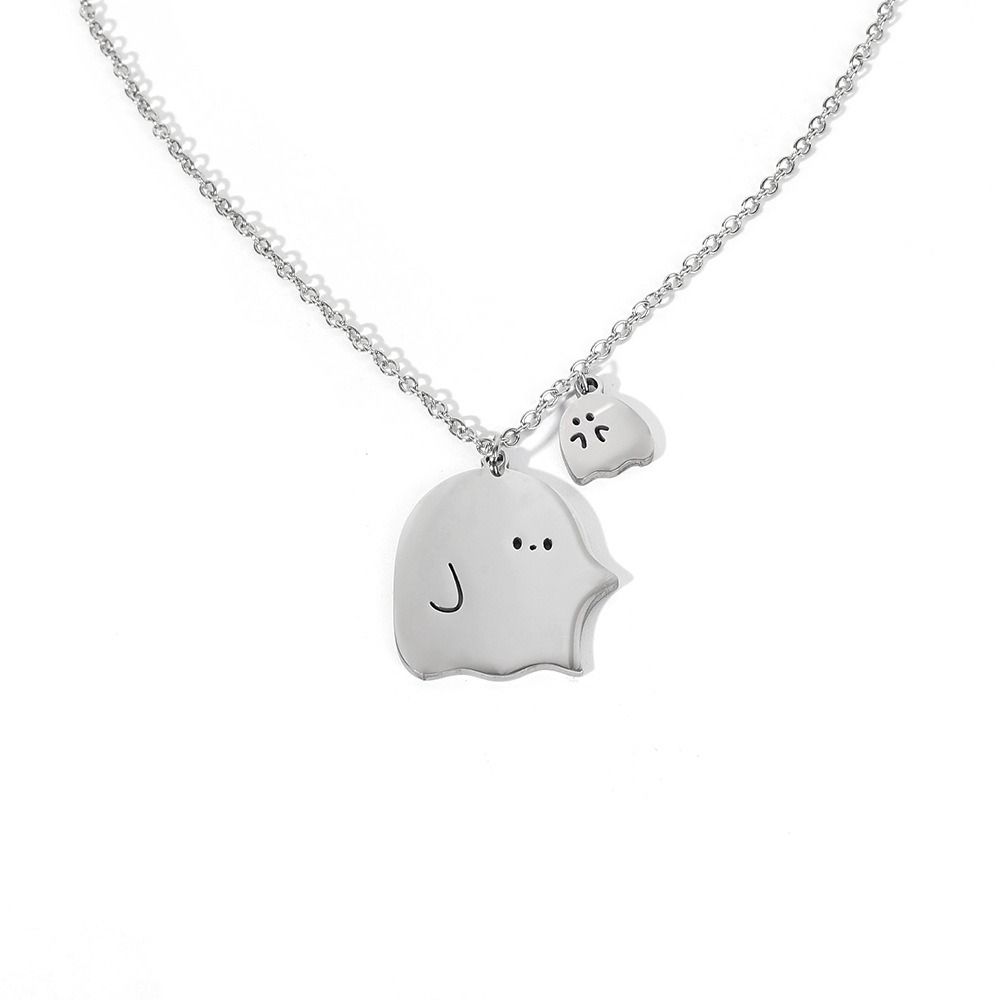 Accessories Kids Gift Chain Women Necklace Cartoon Necklace Couple Necklaces Cute Ghost Necklace