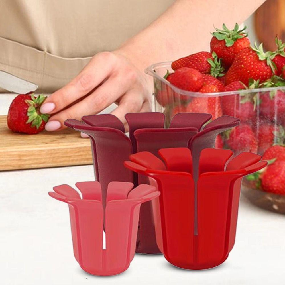Non Slip Grip Fruit Slicer Cup Lace Design Lemon Slice Holder  for Meat Tomato Potato Lemon
