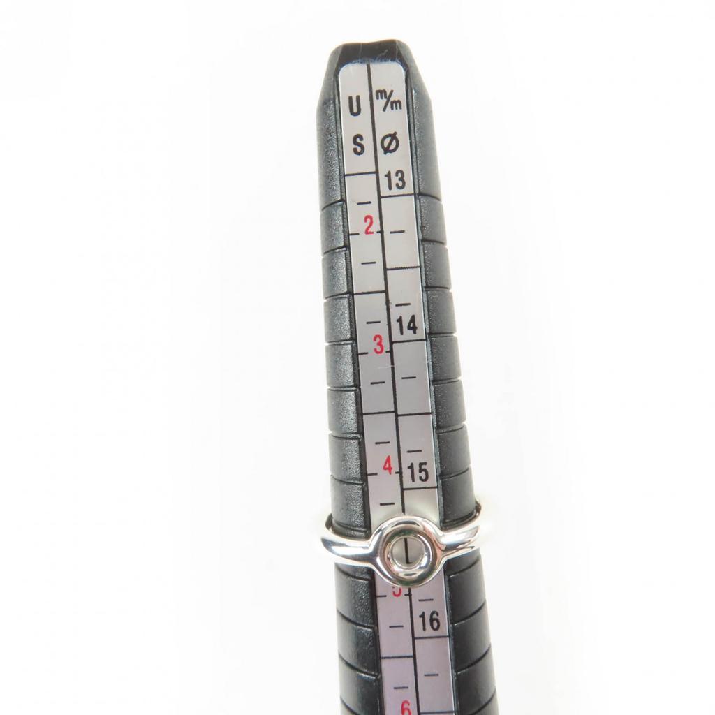 Excellent HERMES Ring Serie Metal Silver AG925 Women Used