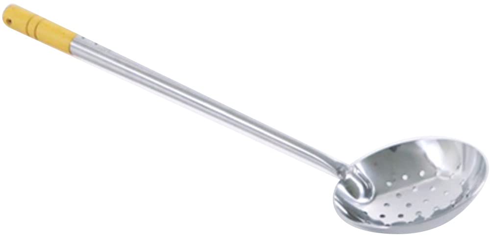 Kanda KD Stainless Steel Outer Diameter 11cm x Handle Length Made in Commercial Chinese 050018 Ladle, 36.5cm, Small, Japan, Perforated, Use, Style,