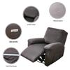 Waterproof Milk Silk Elastic Recliner Sofa Cover - Full Wrap, Split Type