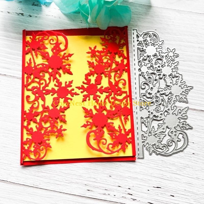 92MF Christmas Snowflake Metal Cutting Dies Scrapbooking Stencil Die Cuts Card Embossing DIY Photo Album Template Mold Decor