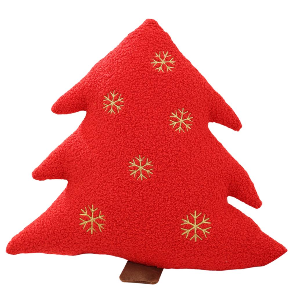 Christmas Gingerbread Man Plush Pillow Sofa Cushion Festive Home Decors Soft Stuffed Gingerbread Man Christmas Tree