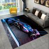 Racing Vehicle Car Racer Cartoon Carpet Rug for Home Living Room Bedroom Sofa Doormat Decor,kid Play Area Rug Non-slip Floor Mat