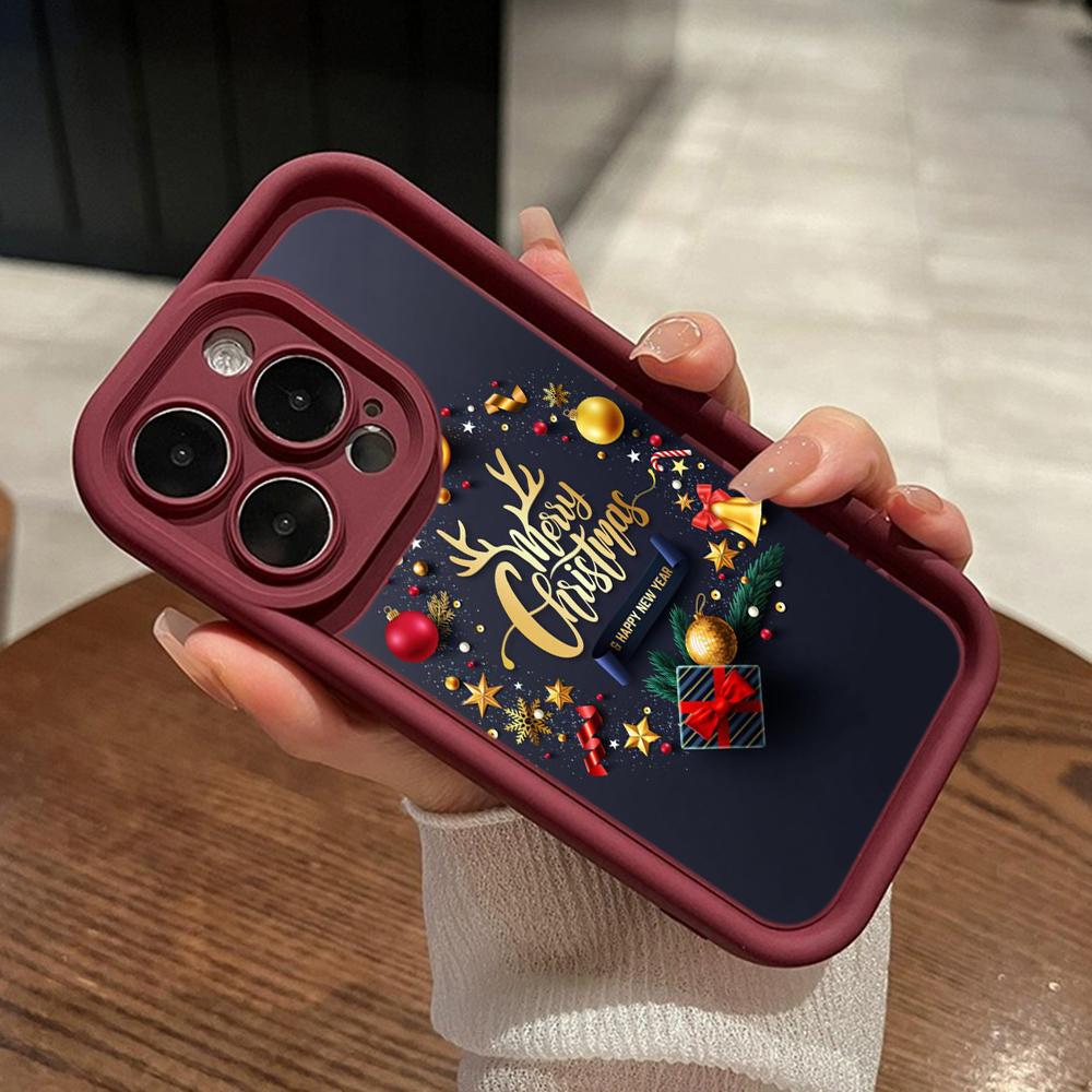 

Мягкий чехол Sky Eye Ladder для Samsung A06 A15 A25 A35 A55 S23 S24 FE Все модели Samsung Чехлы для телефонов Чехол NY38 Новый год Счастливого Рождества Рождественская елка OPPO A38 4G(A18)