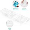Scratchproof Mat Drain Bath Tub Shelf Anti-Slip Transparent Bathtub Table  Home