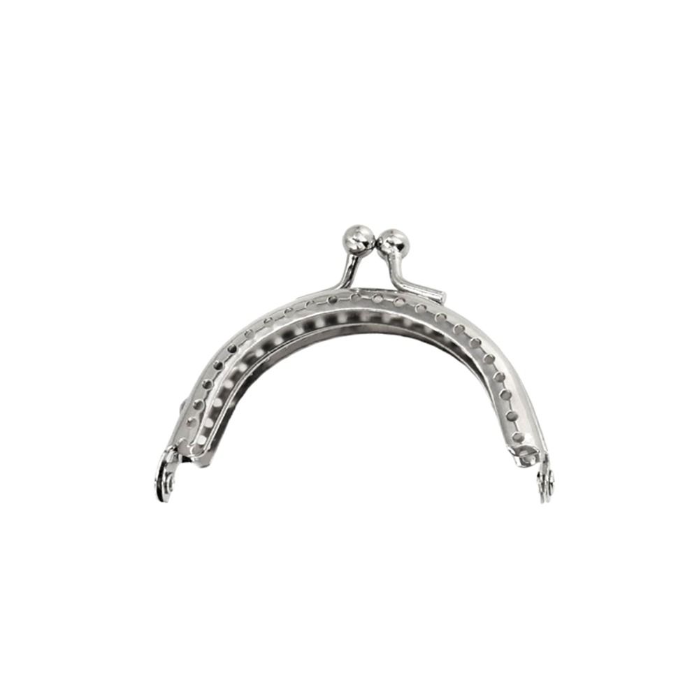 Metal Purse Frame Kiss Clasp Vintage Purse Frame Mini Bag Frame Buckle  DIY Craft