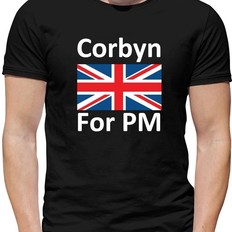 Corbyn For Pm Unisexs T Shirt Jeremy Labour Election Prime Minister Vote
