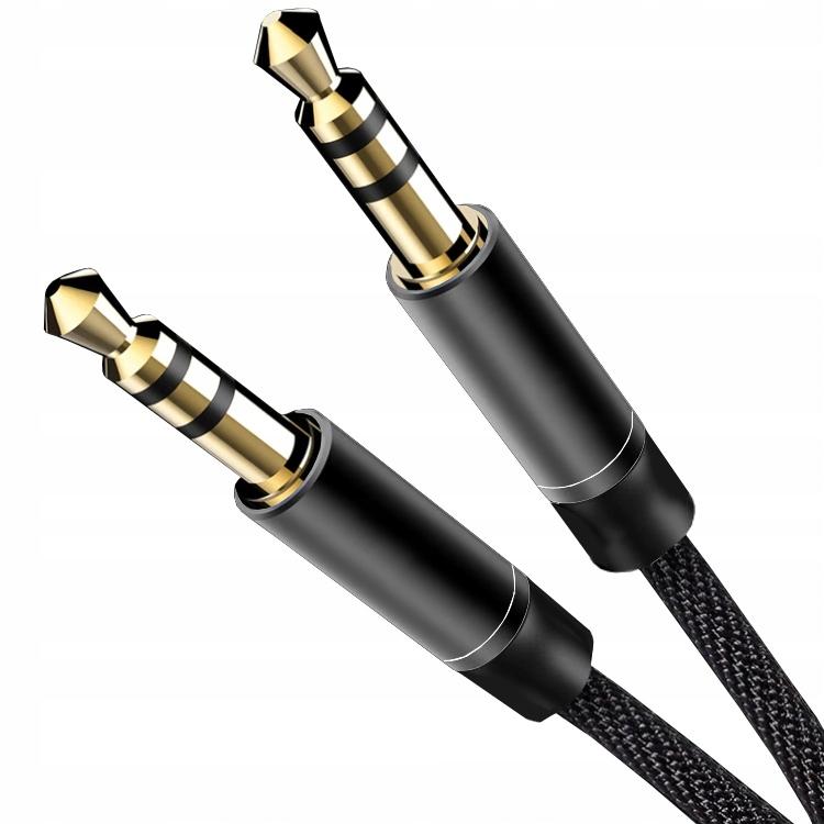 Wzmacniany Kabel Audio Nylon Aux Mini Jack 3,5Mm Koanni