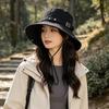 Wide Brim Cotton Sun Hat Women Men Outdoor Hiking Fishing UV Protection Foldable Bucket Fall