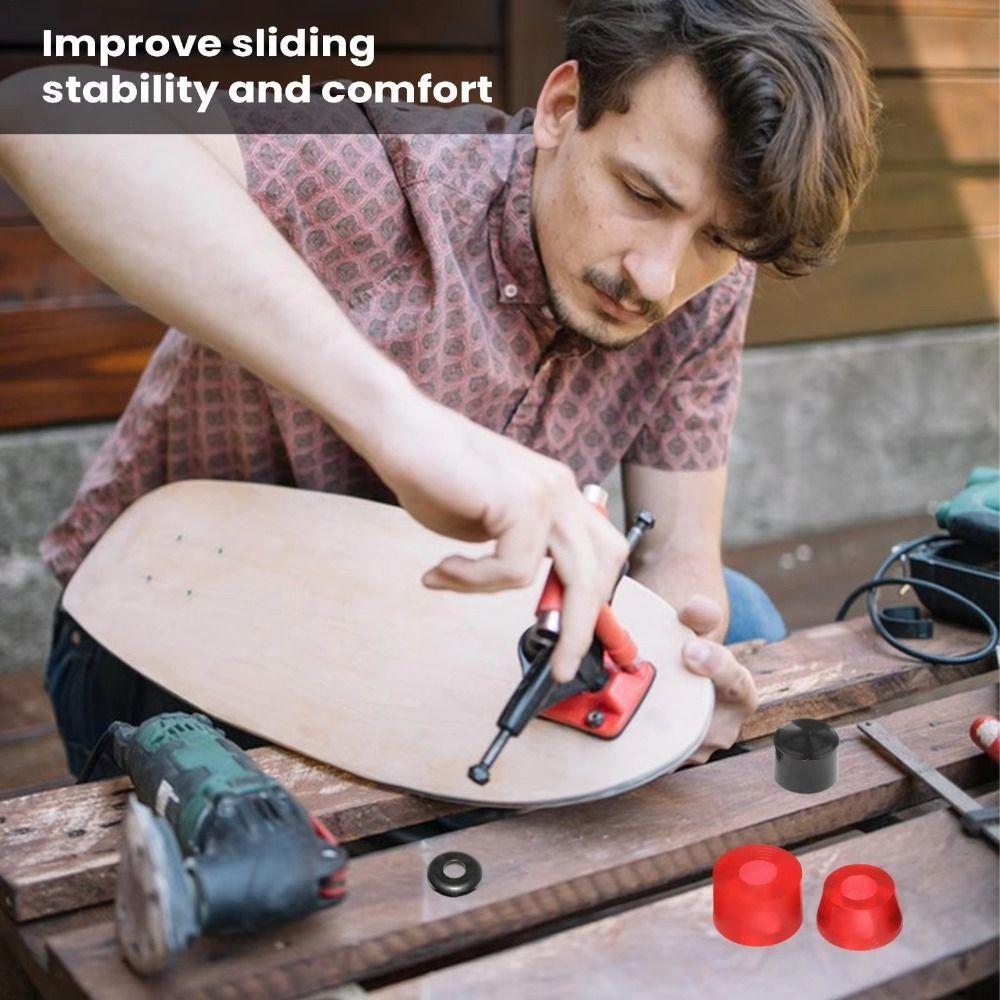 Shock Absorber Skateboard Truck Bushings Rebuild Kit Skateboard Pivot Cups Skateboard Accessories
