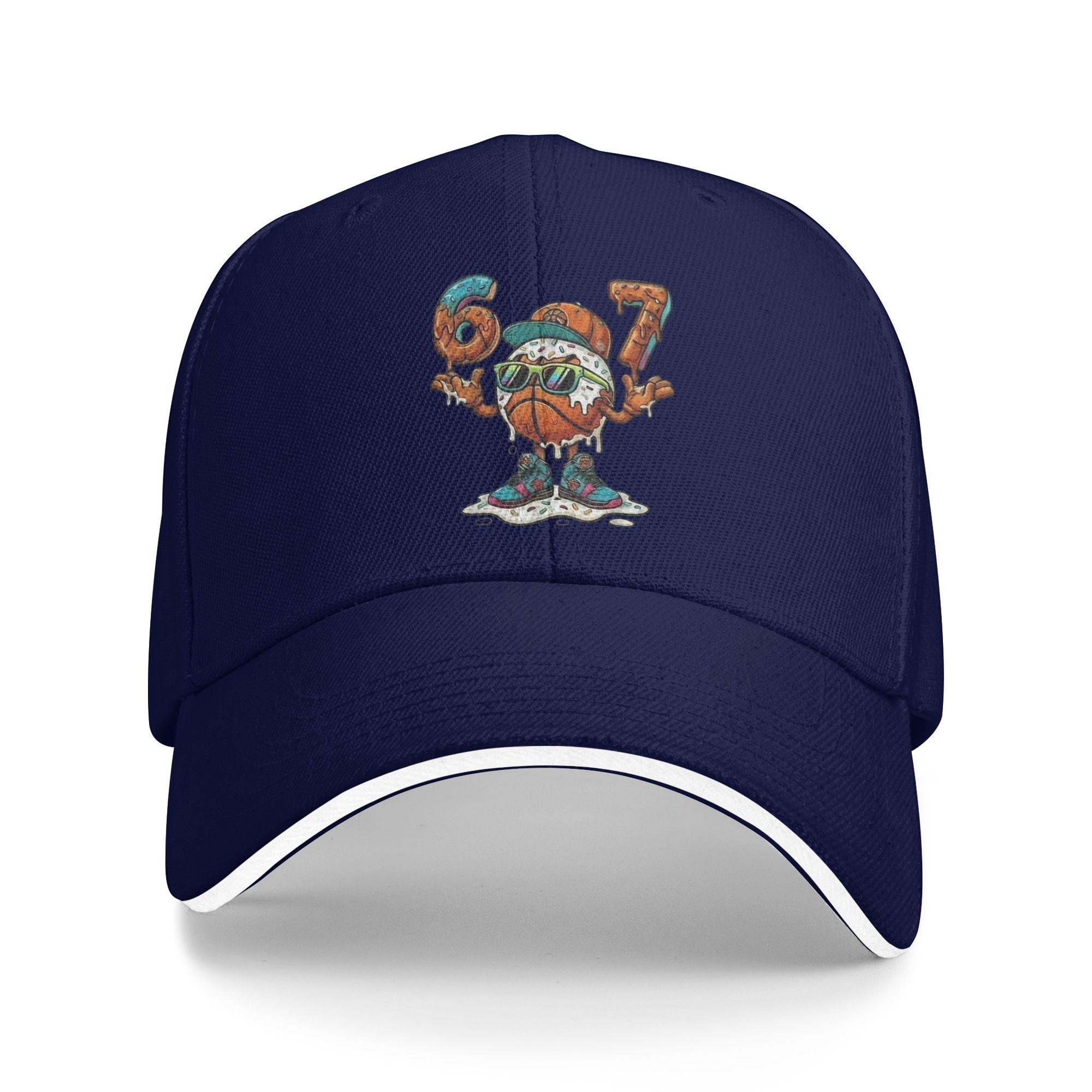 

Funny 6 7 Six Seven 67 Baseketball Baseball Cap Hiking Fishing Sun Visor Trucker Hat Women Men Casual Design Baseball Caps One Size