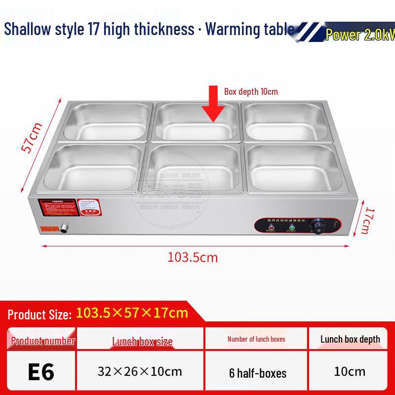 Commercial Fast Food Warming Table