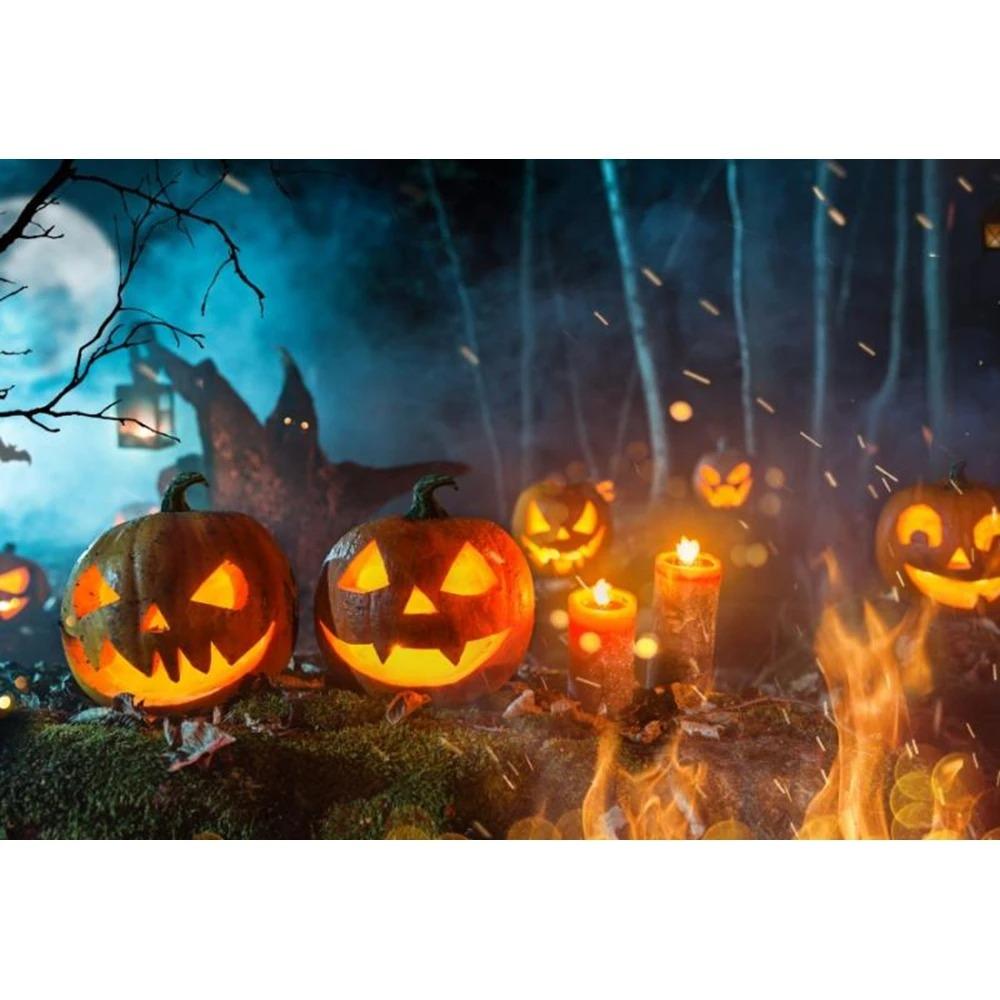 Halloween Decoration Hanging Cloth Pumpkin Lantern Hanging Cloth Home Party Room Decoration