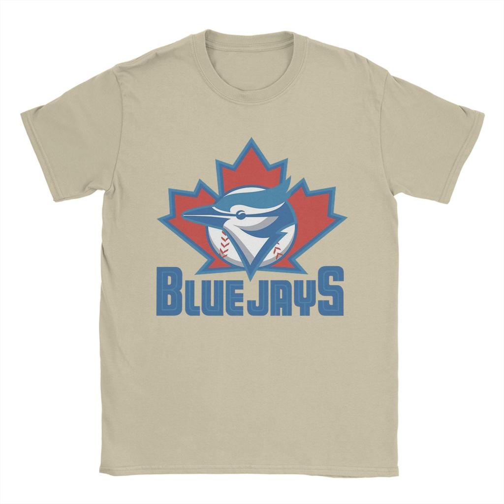 Vintage Vintage Leafs BlueJaysBird TShirt Unisex O Neck Cotton T Shirt Short Sleeve Tees Summer Clothes