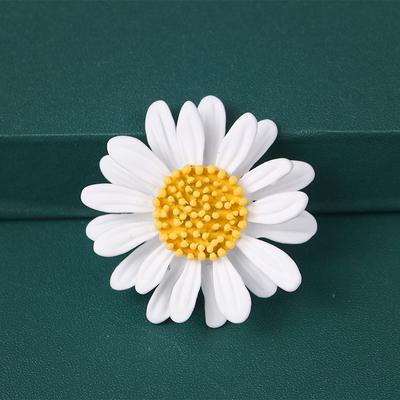 Trendy Einfache Emaille Gänseblümchen Blume Broschen Für Frauen Koreanische Elegante Nette Schmuck Party Hochzeit Geburtstag Geschenke Unisex Brosche Pins