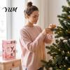 Decorative Floral Accents Cherry Blossom Hummingbird Christmas Advent Calendar, 24 Days Countdown Calendar with Holiday Ritual 2D Acrylic Hanging