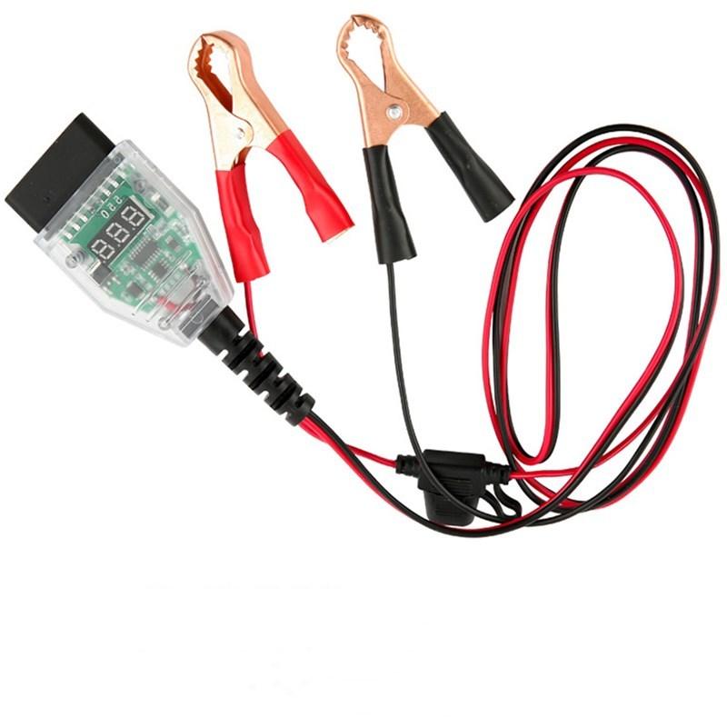 Universal Car OBD2 Battery Replacement ECU Connector Battery Saver Auto ECU Memory Savers Automotive OBD 2 Emergency Electrical