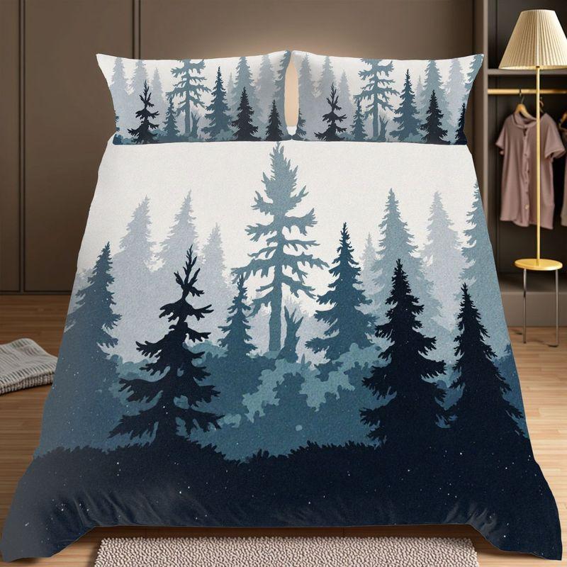 [Jit] 3-Piece Bedding Pillowcase Quilt Cover Set 2D Digital Printing Without Filler Suitable For All Seasons