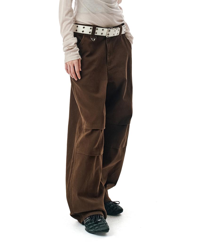 Sekeonmonollogeu Cotton Bolt Work Pants [Brown]_Sept081Brownsept069Brown