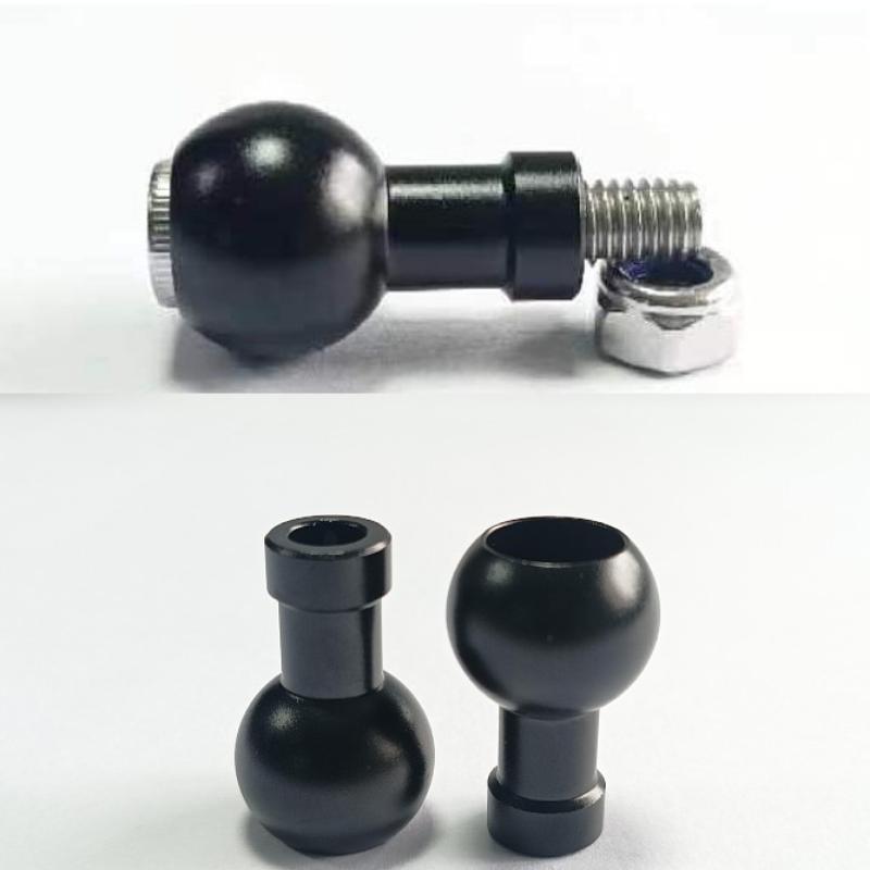1 Piece Motorcycle Sport Camera Mount Connector 17Mm/25.4Mm Ball Head To M6 M8 M10 Screw Bracket Connector For Camera
