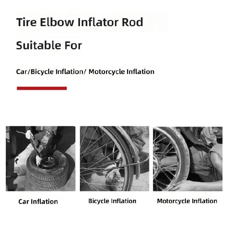 High Precisions Tire Inflator With Metal Nozzle And Pressure Gauge Perfect For Commercial Vehicle Maintenance