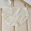 Girls' A-grade Cotton Underwear with Antibacterial Gusset - Soft, Breathable, Hip-Hugging, Mid-Waist, Sweet & Simple Triangle Shorts
