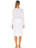 Elegant White Chiffon Women's Lace Long Sleeved Bow Cardigan Bathing Suit Cover Ups Beach Sarong Robe de Plage Tunic  Q947