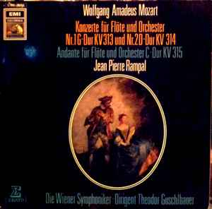 

LP Record WOLFGANG AMADEUS MOZART - Konzerte Für Flöte Und Orchester / 1C06528204 EMI Electrola Germany Classical Used