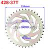 420/428 Chains 31T/37T/41T/48T 52mm Sprockets Rear Back Sprocket Cog Fit For Motorcycle ATV Quad Dirt Pit Bike Moped Accessories