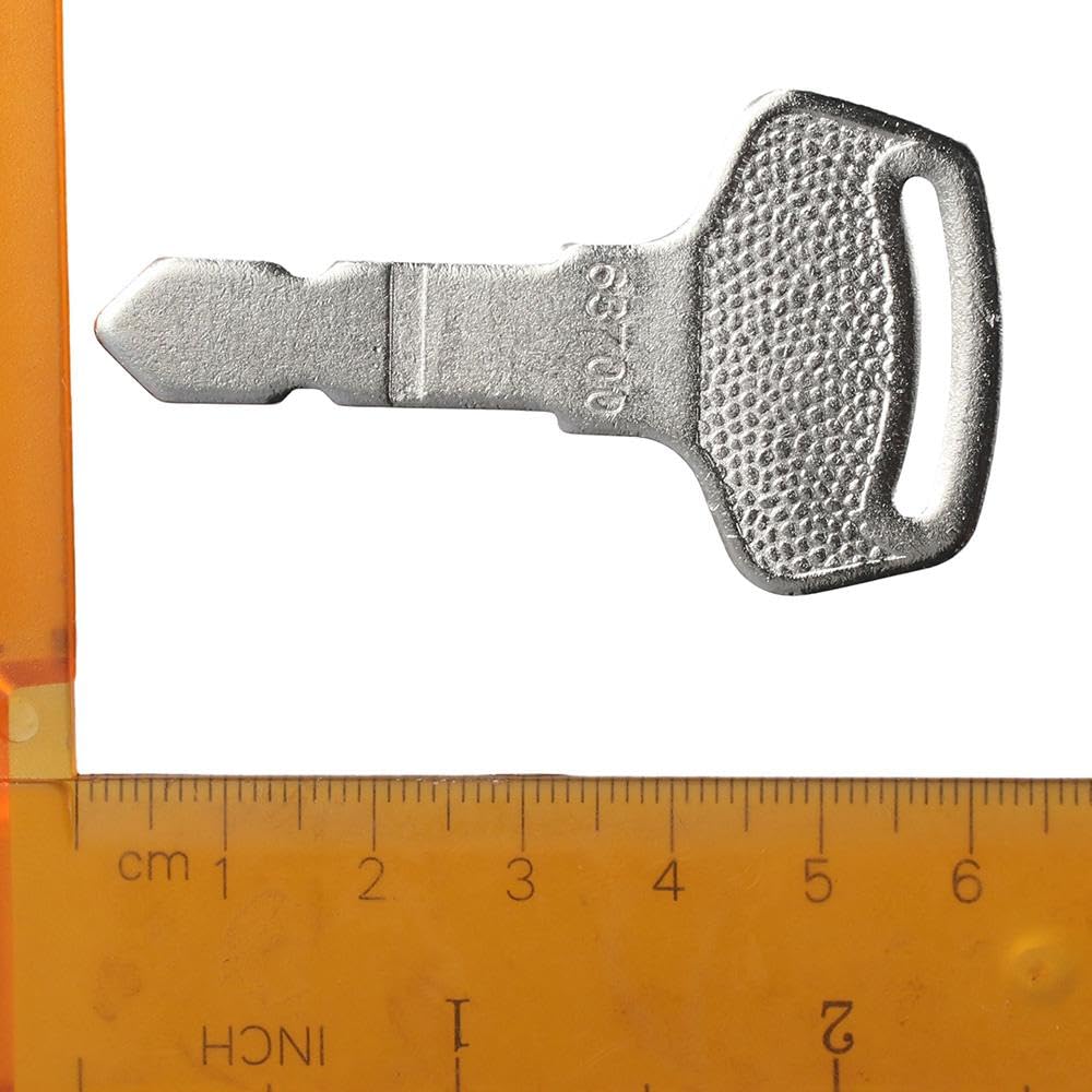 8 Pcs 15248-63700 Ignition Key Replacement Car for Assesso Parts Kubota B Series Tractor New Holland, Case IH